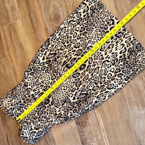 J. Crew Collection Animal Print Optional Spaghetti Strap Strapless Dress, Size 0 - Picture 4 of 16